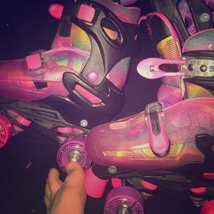 Size adjustable 3-6 roller skates